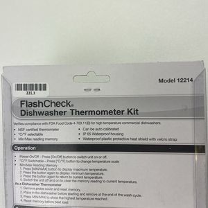 DeltaTrak | Kitchen | Deltatrak 2214 Dishwasher Thermometer Kit Autocal ...